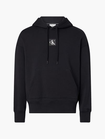 Calvin Klein Ruhák HU054032 | Calvin Klein CK ONE Organic Cotton Női Kapucnis Pulóver Fekete